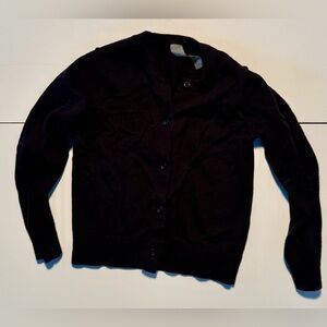 Primary Black Kids Cardigan